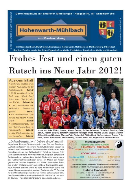 (1,39 MB) - .PDF - Hohenwarth-Mühlbach