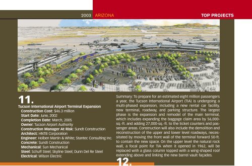 2003 arizona top projects - ENR Southwest | McGraw-Hill Construction