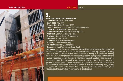 2003 arizona top projects - ENR Southwest | McGraw-Hill Construction