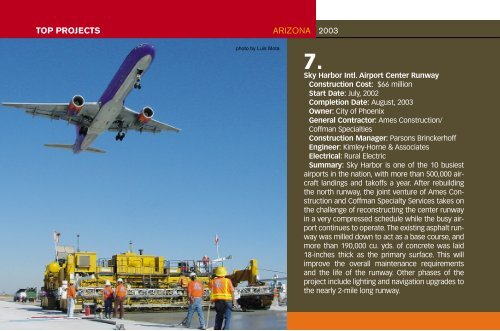 2003 arizona top projects - ENR Southwest | McGraw-Hill Construction