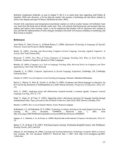 July 2007 Volume 10 Number 3 - Educational Technology & Society