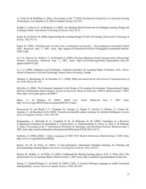 July 2007 Volume 10 Number 3 - Educational Technology & Society