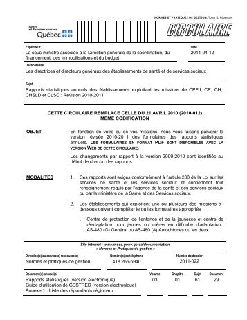 La sous-ministre associée à la Direction générale de la coordination ...