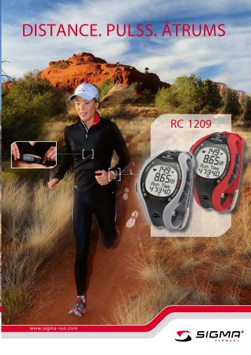 Lejupielādējiet SIGMA RC 1209 pulsometra bukletu PDF ... - Gfitness