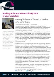 Marking HMD in your workplace - Holocaust Memorial Day Trust