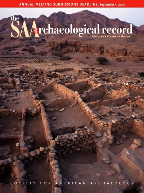 *may 3rd proof - Society for American Archaeology
