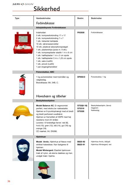 SeriQSign katalog side 1-32 - Seri Q Sign Vejskilte