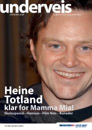 Heine Totland klar for Mamma Mia! - Norsk Reiseinformasjon AS
