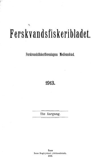 Ferskvandsfiskeribladet 1913 - Runkebjerg.dk