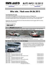 Blitz Info 15 2013 - Auto-Modell-Report