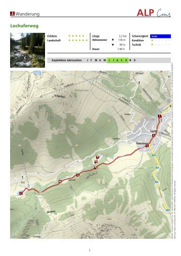 Wanderung Lechuferweg