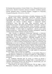 Dr Stanisław Karwowski [rec.], Koźmin Wielki i Nowy. Monografia ...