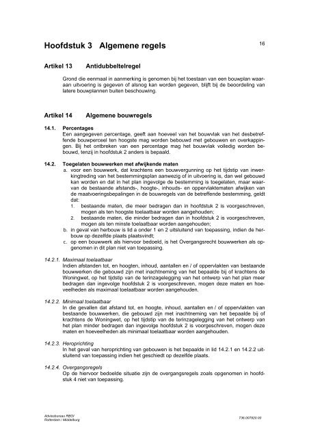 Bestemmingsplan SpoorHaven 1e fase - Gemeente Roosendaal