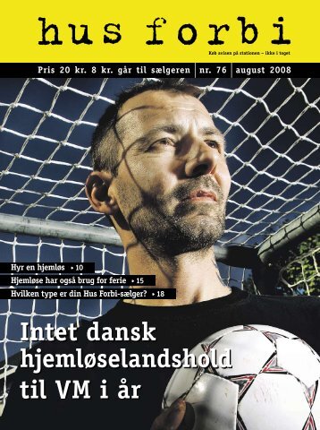 Intet dansk hjemløselandshold til VM i år - Hus Forbi
