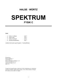 SPEKTRUM - Fysik-c