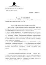 Decyzja DNR-2/155/2012 - Urz?d Ochrony Konkurencji i ...