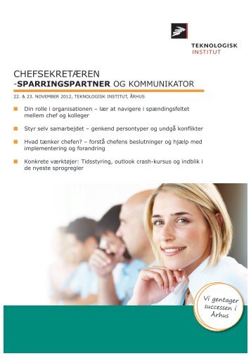 Se fuldt program - Teknologisk Institut