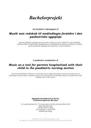 Bachelorprojekt - Musica Humana Research