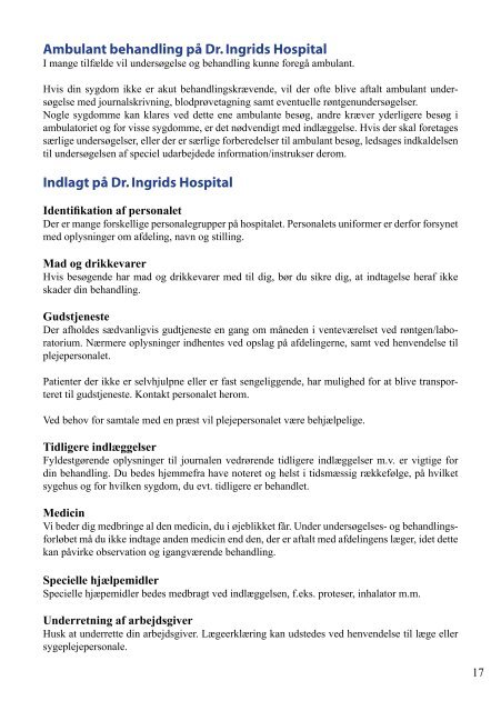 Informationer og rettigheder for kræftramte