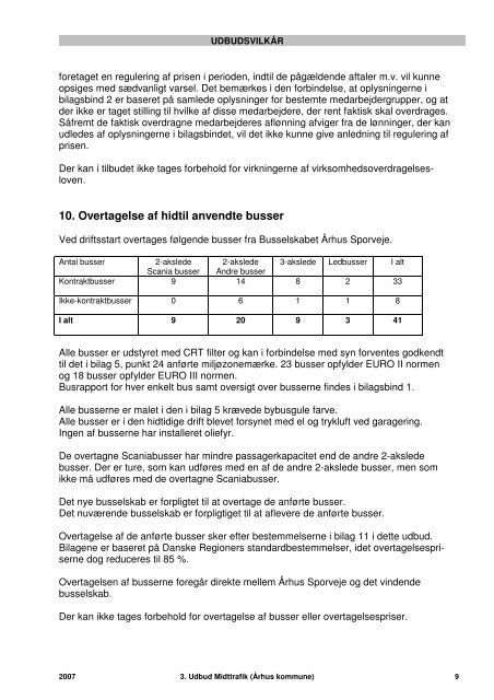 Buskørsel i Århus Kommune - Midttrafik