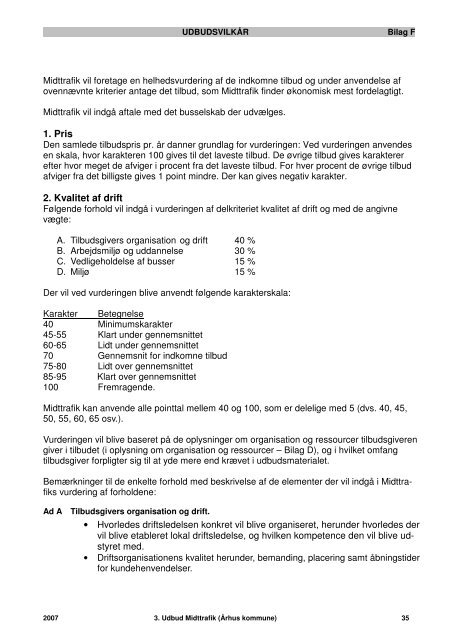 Buskørsel i Århus Kommune - Midttrafik