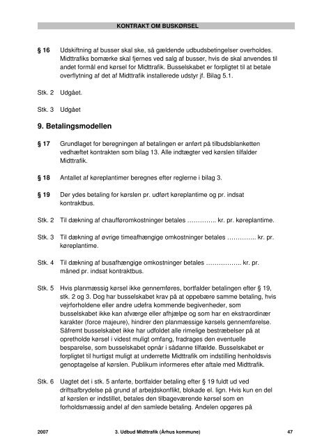 Buskørsel i Århus Kommune - Midttrafik