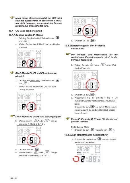 Wohnungslüftungsgerät G90-200 Montage-, Bedienungs - Wernig