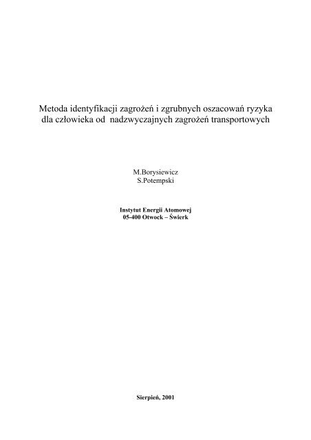 materiały - MANHAZ - Instytut Energii Atomowej