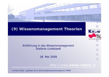 9 Vorlesung WM-Theorien.pdf - Graz University of Technology