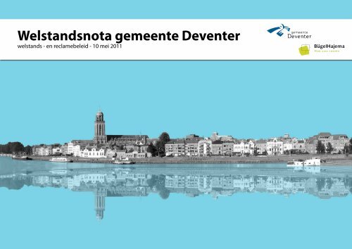 Welstandsnota gemeente Deventer