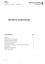 God skik - Gartnernes Forsikring