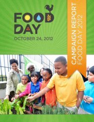 Food Day 2012 Report