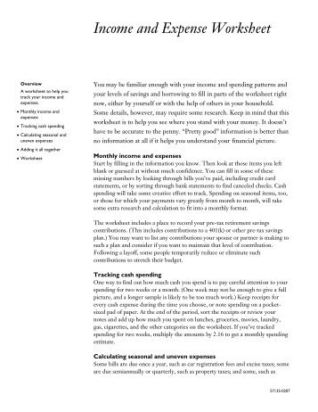 debt management program online general information worksheet