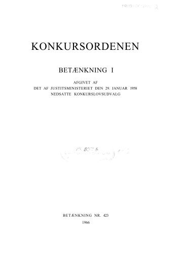 betænkning i