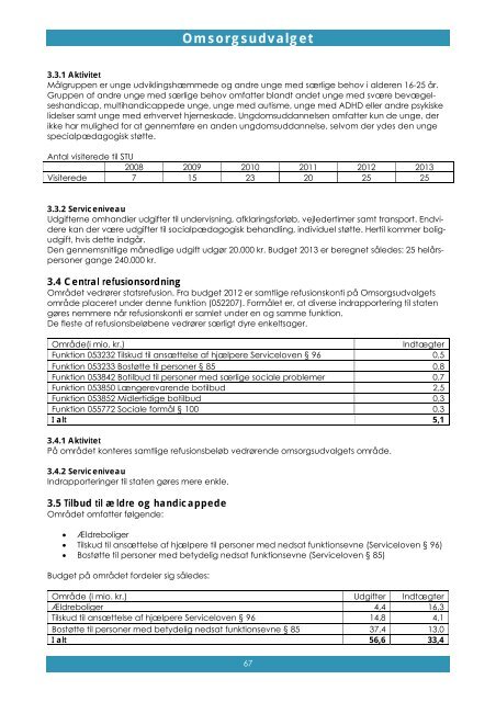 Budget 2013 til 1. behandling - Bind 2 - Faxe Kommune