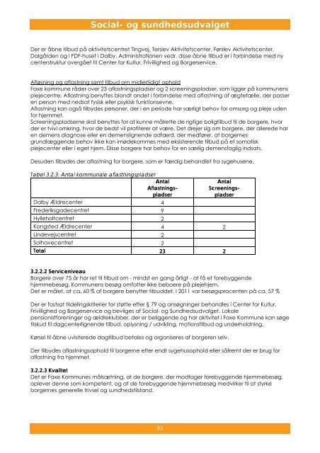 Budget 2013 til 1. behandling - Bind 2 - Faxe Kommune