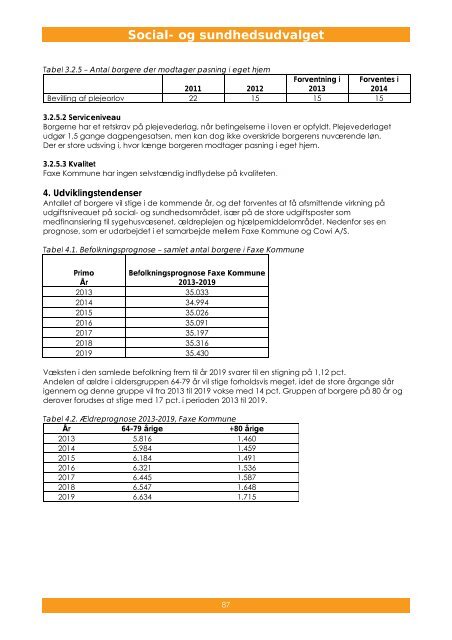 Budget 2013 til 1. behandling - Bind 2 - Faxe Kommune