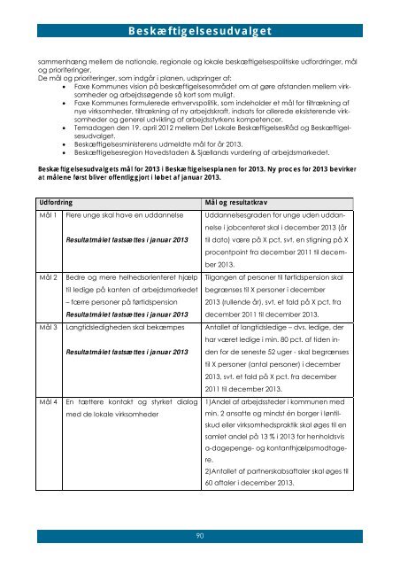 Budget 2013 til 1. behandling - Bind 2 - Faxe Kommune