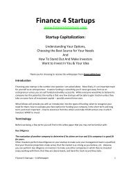 F4S - Free Whitepaper - Captalization for Startups - Final– - Libsyn