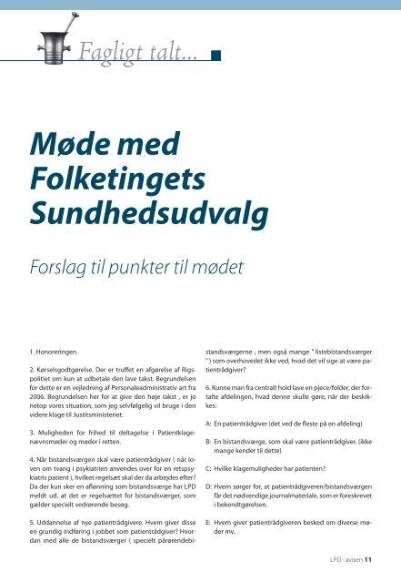 Nummer 88 (juli 2012) - Landsforeningen af Patientrådgivere ...