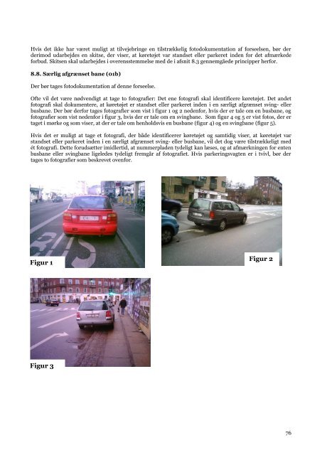 Vejledning i Udfærdigelse af parkerings- afgifter - Itera