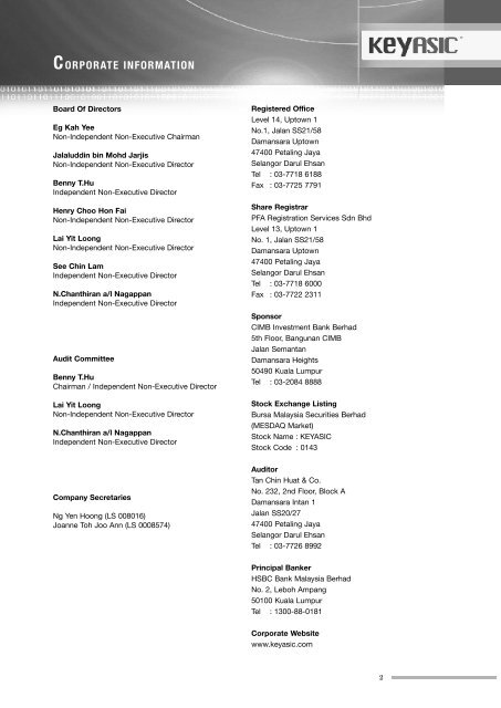 annual report 2007 - ChartNexus