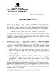 DECYZJA Nr RKR - 26/2010 - Urz?d Ochrony Konkurencji i ...