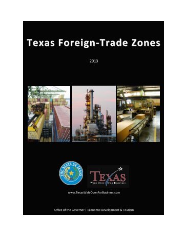 Texas Foreign-Trade Zones - Office of the Governor - Rick Perry