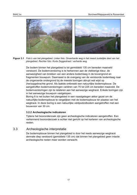 Archeologisch onderzoek verbindingsweg - Gemeente Roosendaal