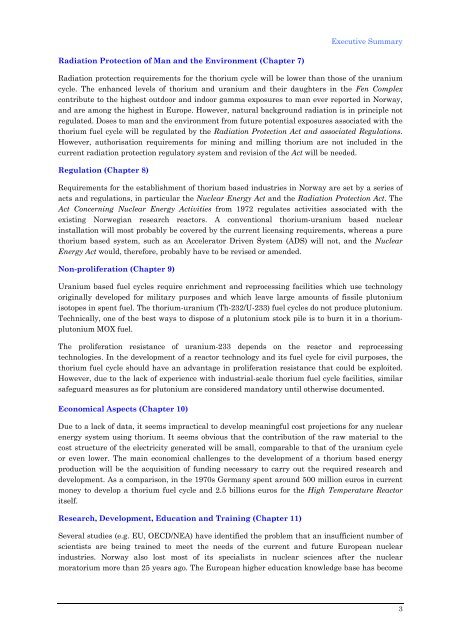 THORIUM AS AN ENERGY SOURCE - Opportunities for Norway ...