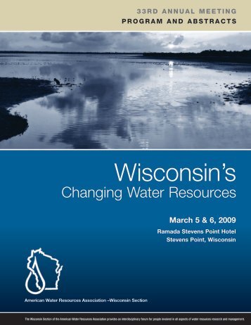 Conference Program - American Water Resources Association