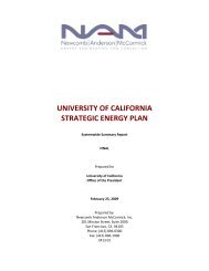 university of california strategic energy plan - Sustainability at UC ...