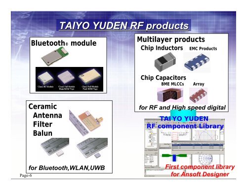 Next-Generation MMIC Design with Taiyo Yuden and UMS