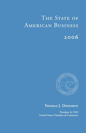 The State of American Business 2006 - American Chamber of ...